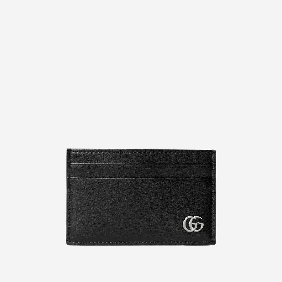 Card Holder Gg Marmont Black Calfskin Wallets & Cardholders