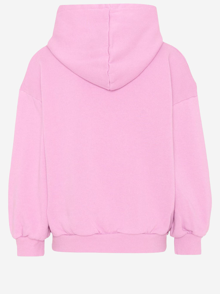 Cotton Hooded Sweatshirt Pink Hoods & Sweatshirts