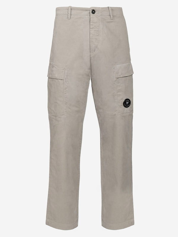 Cotton-Blend Cargo Trousers Fallen Rock