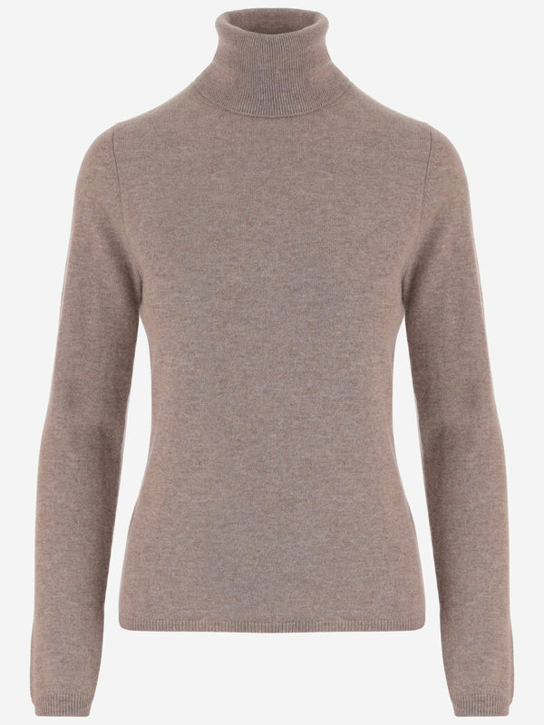 Cashmere Turtleneck Sweater Beige