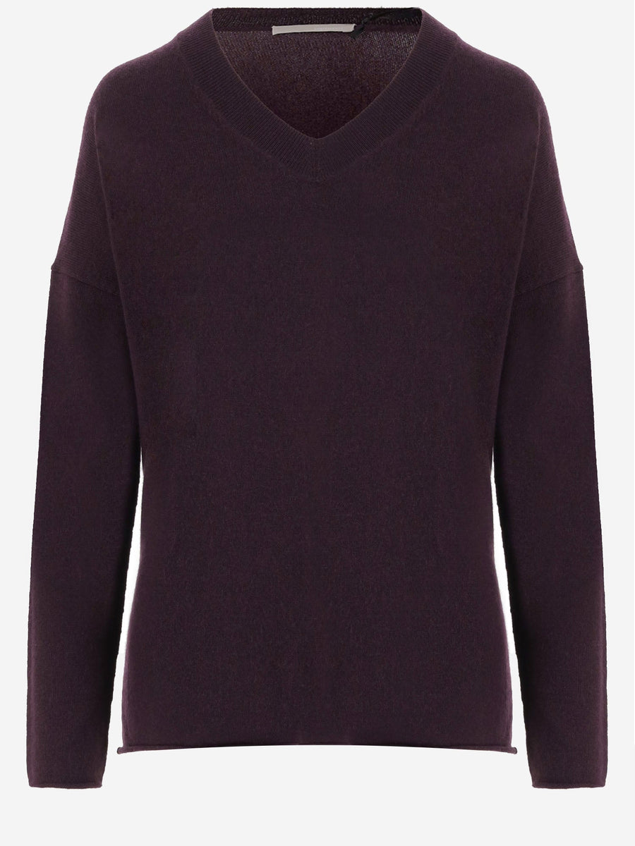 Cashmere Sweater Dark Purple