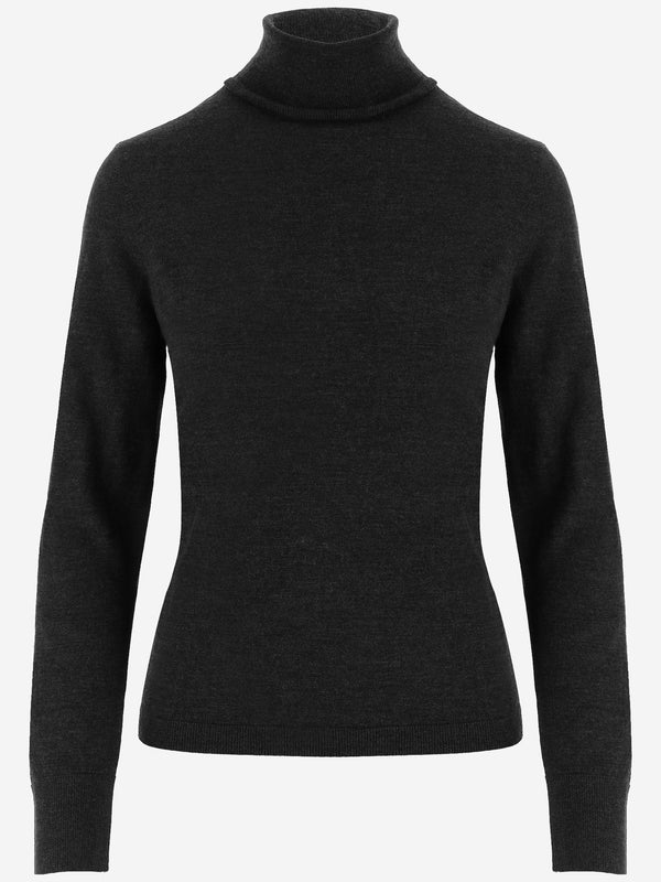 Turtleneck Sweater Virgin Wool Black