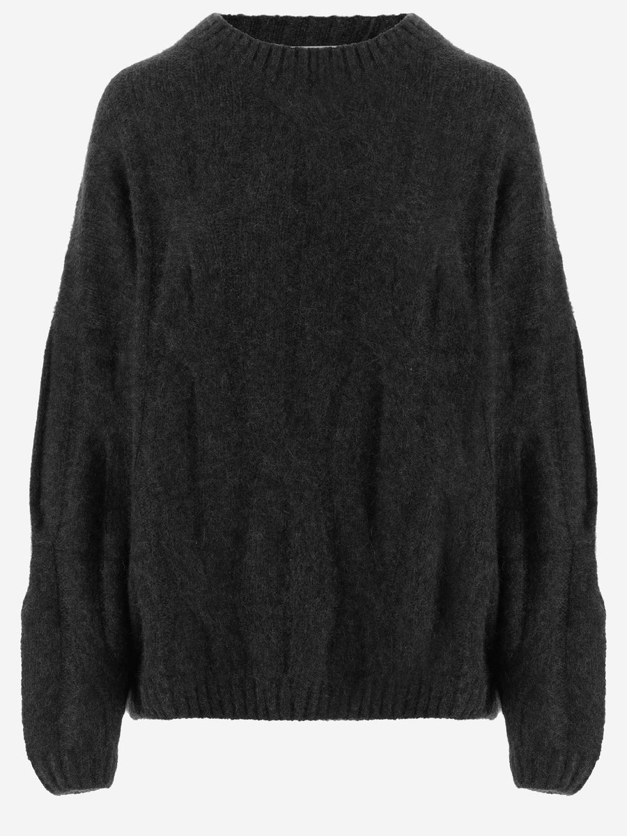Sweater Cashmere And Silk Black
