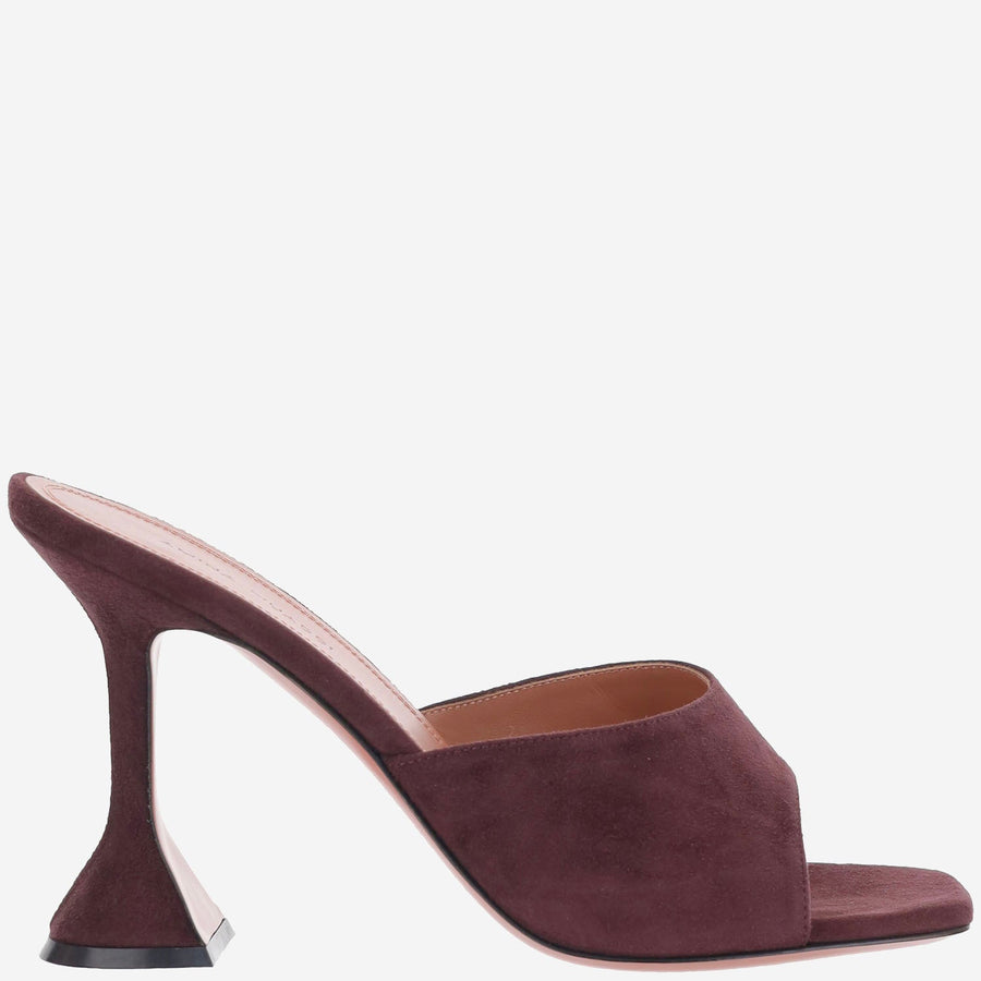 Suede Sandals Lupita Bordeaux