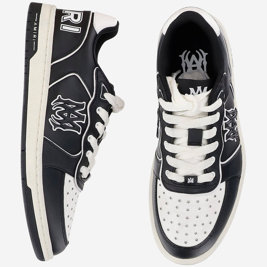 Leather Sneakers Black Trainers
