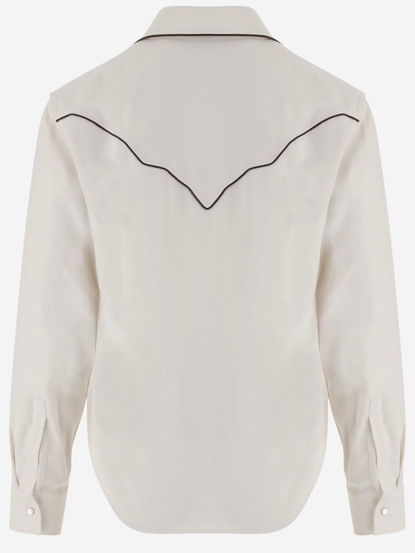 Technical Jersey Shirt White Polyester
