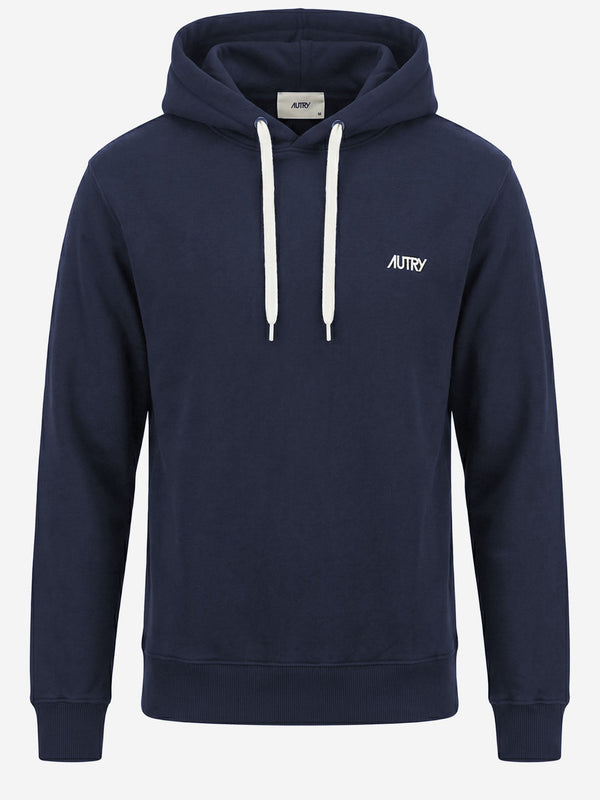 Cotton Hoodie Navy Sweatshirts