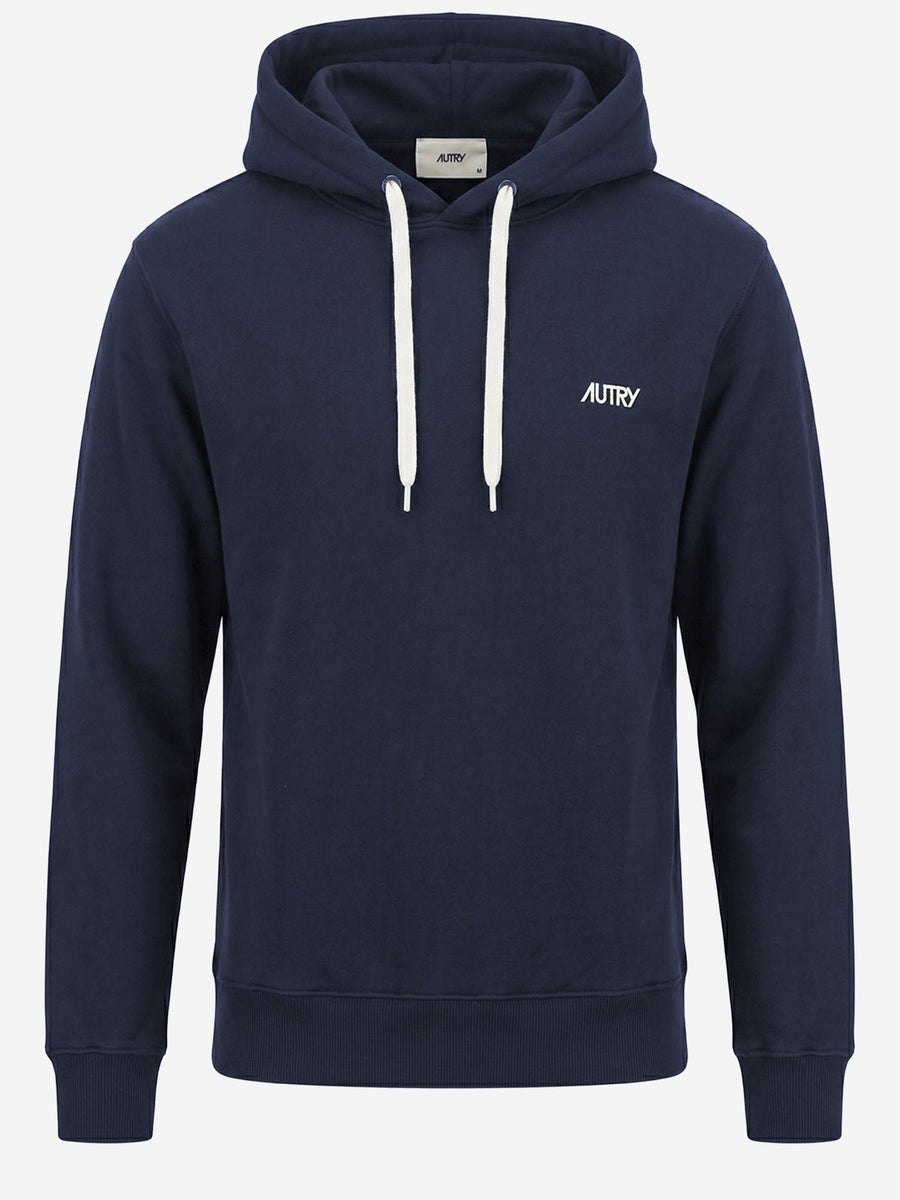 Cotton Hoodie Navy Sweatshirts