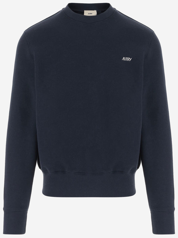 Cotton Sweatshirt Dark Navy Sweatshirts