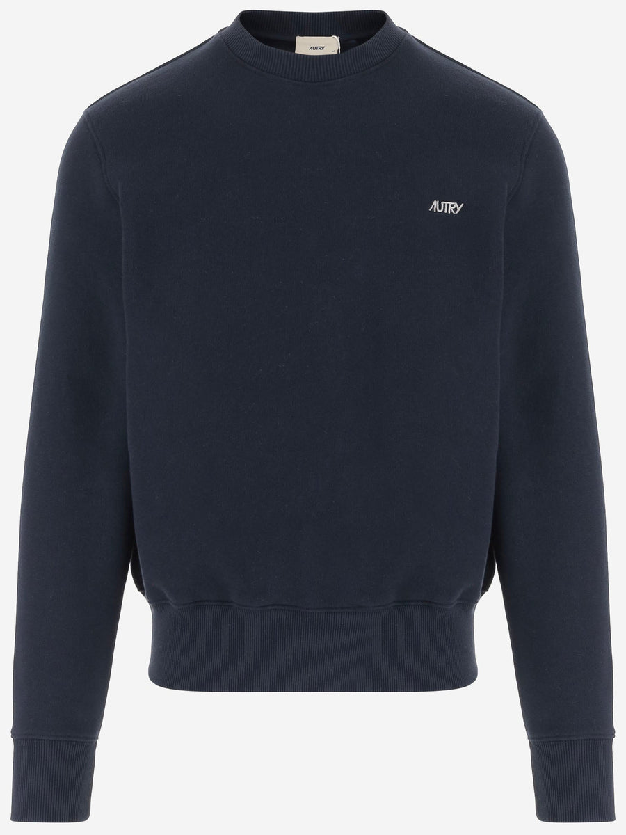 Cotton Sweatshirt Dark Navy Sweatshirts