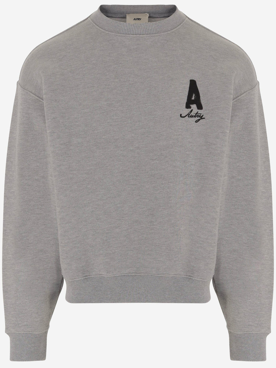 Cotton Sweatshirt Light Grey Sweatshirts