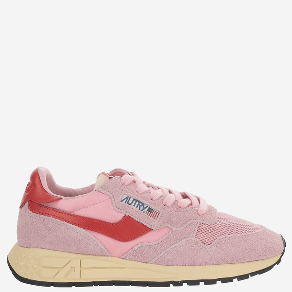 Sneakers Reelwind Pink Suede Nylon Trainers