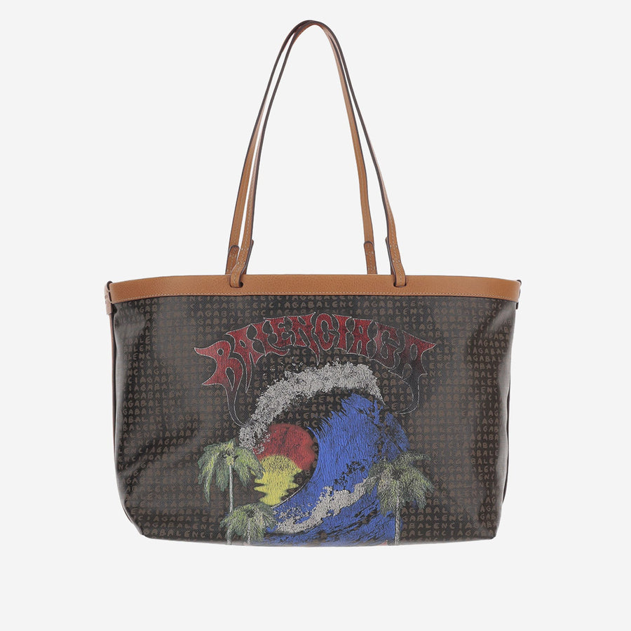 Tote Bag Select Media Coated Canvas Multicolour Cotton