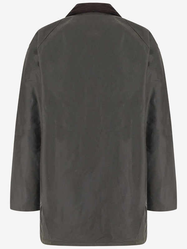 Waxed Coat Beaufort Olive Green Cotton Jacket