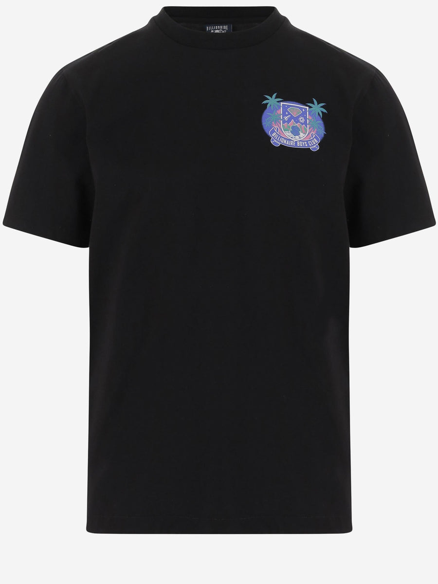 T-Shirt Printed Cotton Black T-shirts