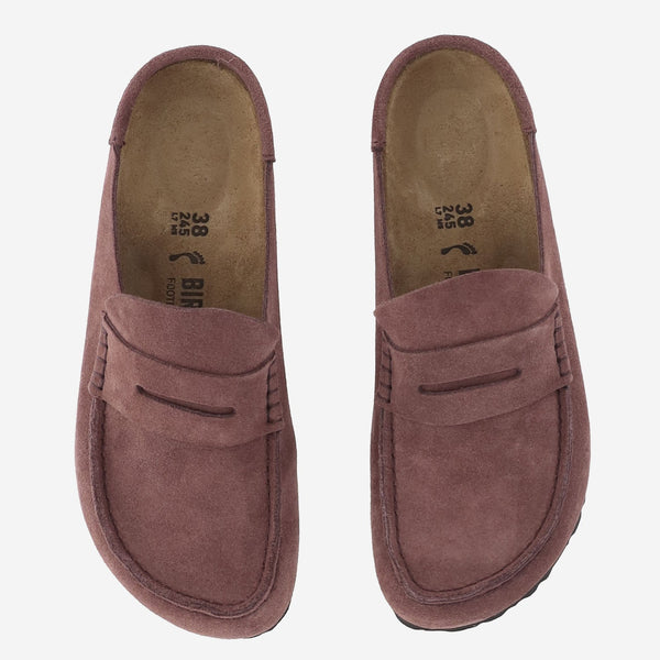 Loafers Naples Wrapped Suede Wine Leather Sandal