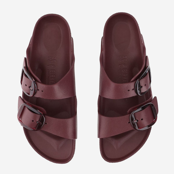 Sandals Arizona Big Buckle Bordeaux Eva Rubber