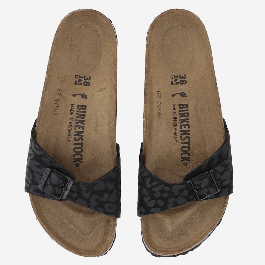 Sandals Madrid Black Leather