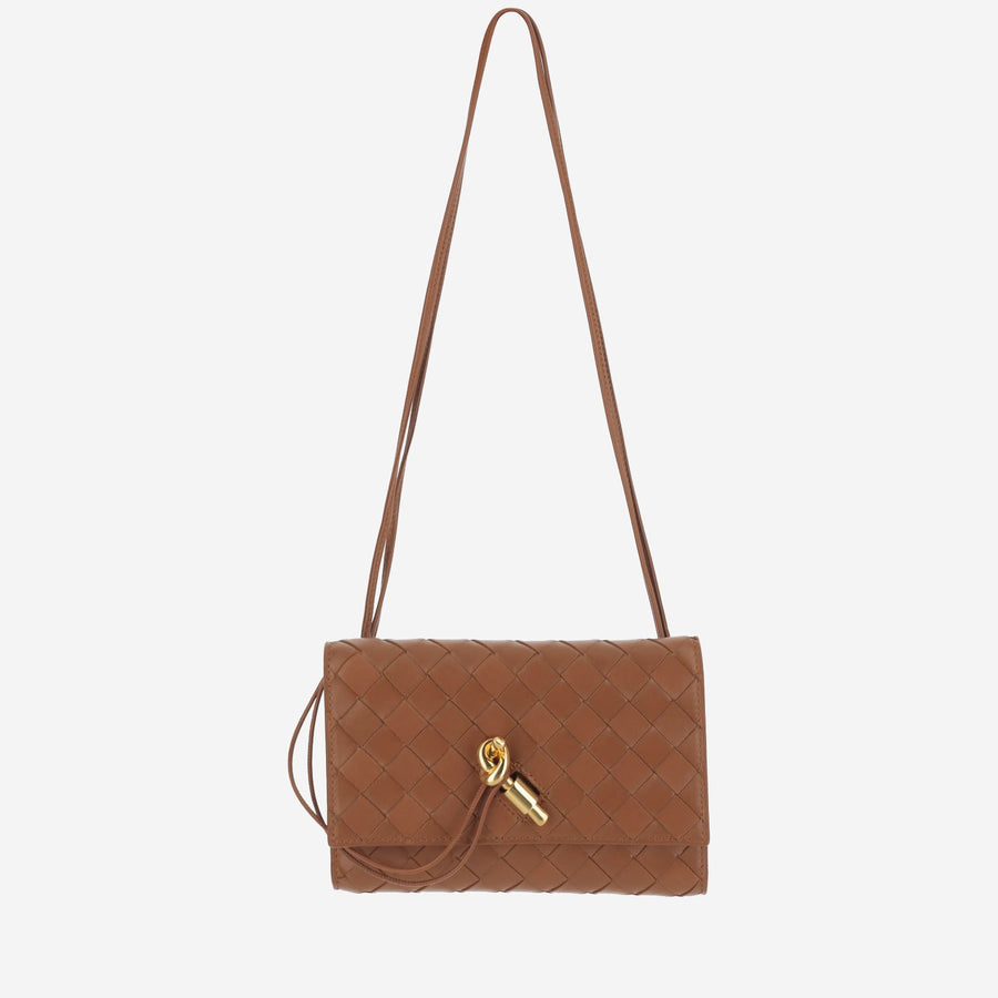Clutch Andiamo Brown Lambskin Bags