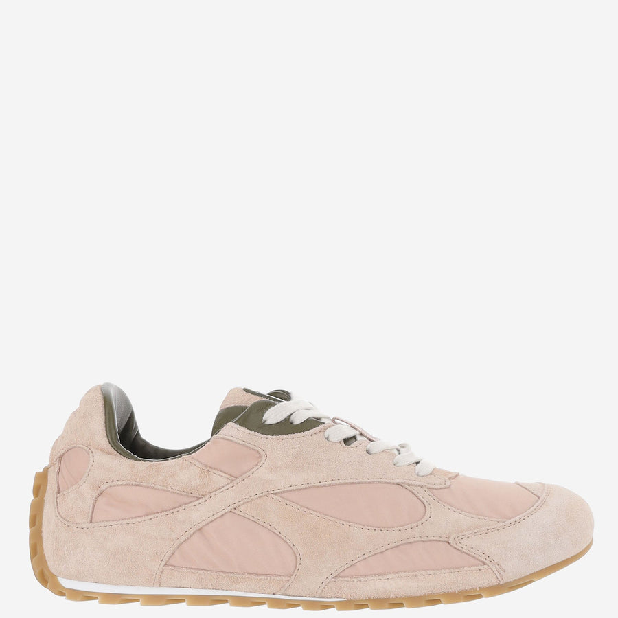 Orbit Sneakers Pink Suede And Mesh Trainers