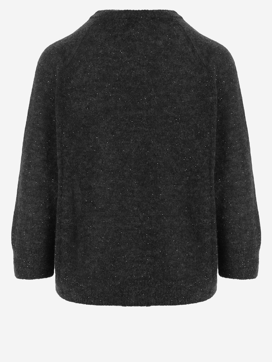 Sweater Alpaca And Wool Black