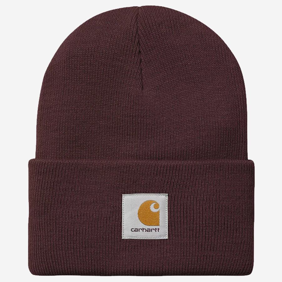 Beanie Watch Dark Red Acrylic Hat