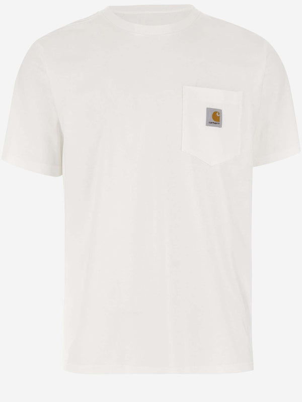 Cotton T-Shirt With Logo White T-shirts