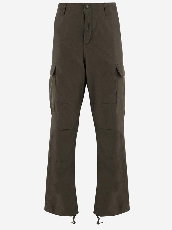 Cargo Pants Regular Cotton Pinecone Trousers