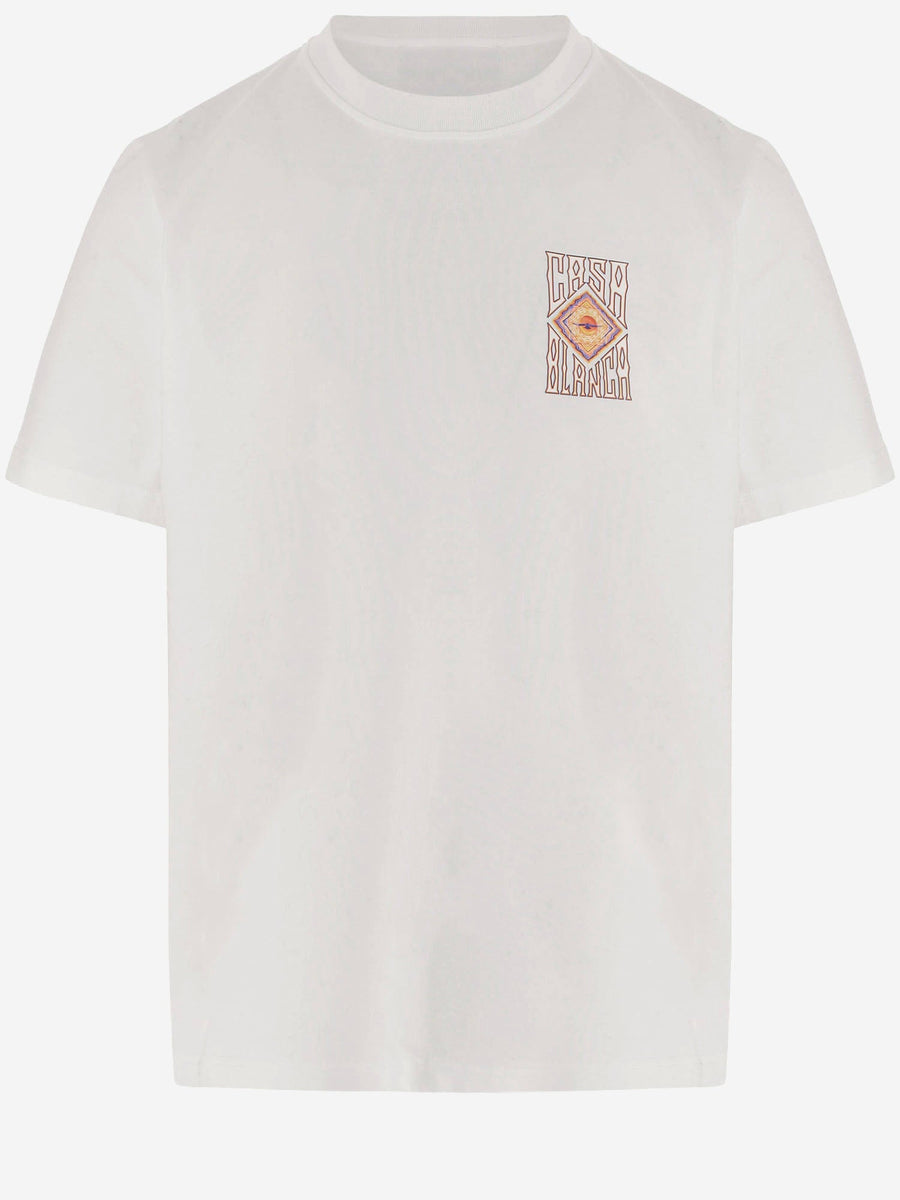 Cotton T-Shirt Printed White Organic T-shirts