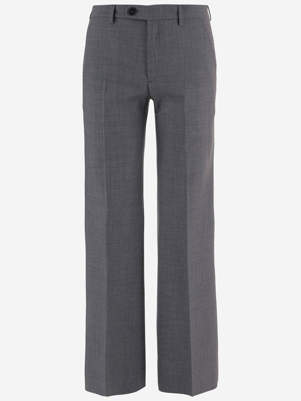 Trousers Colin Stretch Wool Grey Polyester