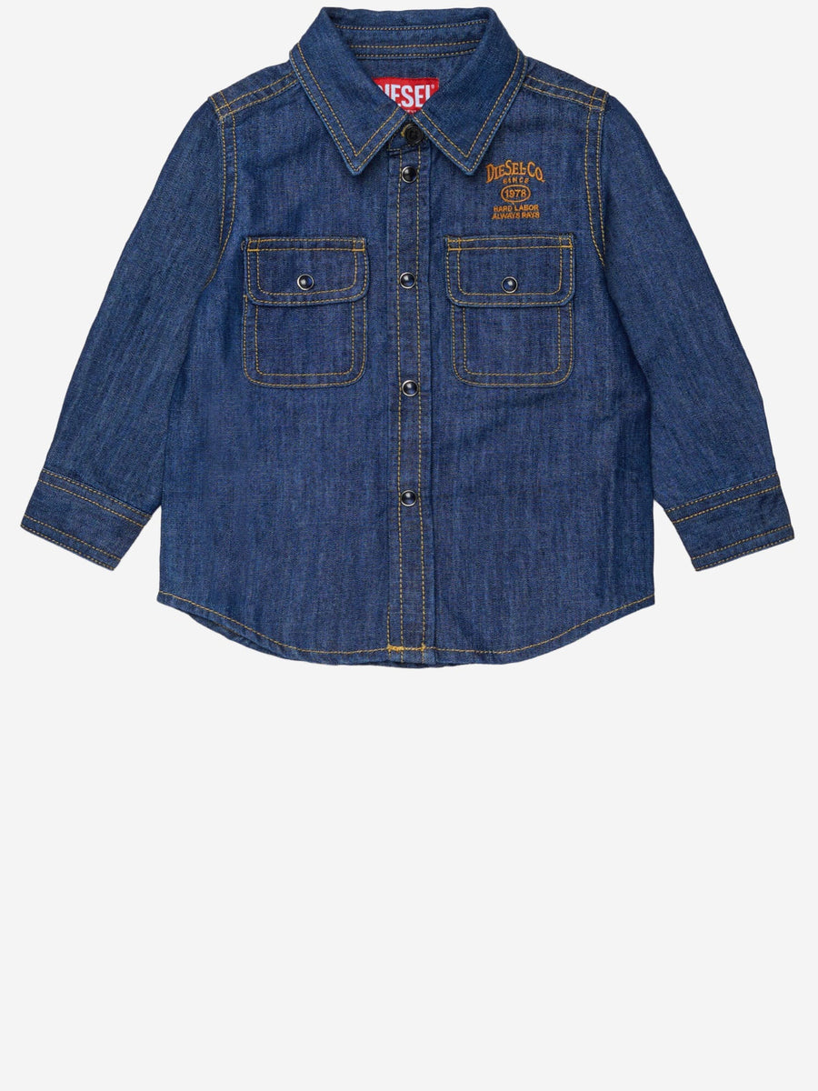 Shirt Dark Denim Cotton