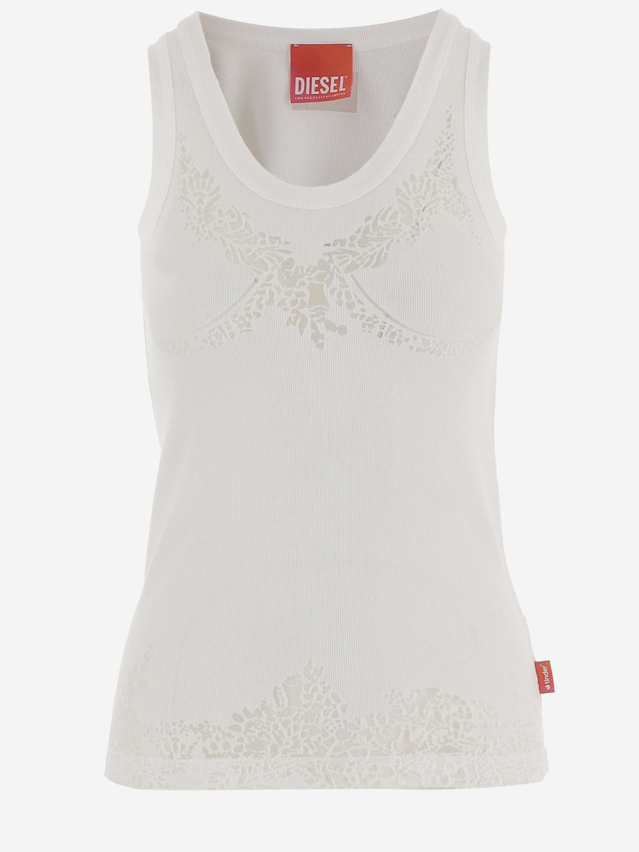 Tank Top — White Cotton