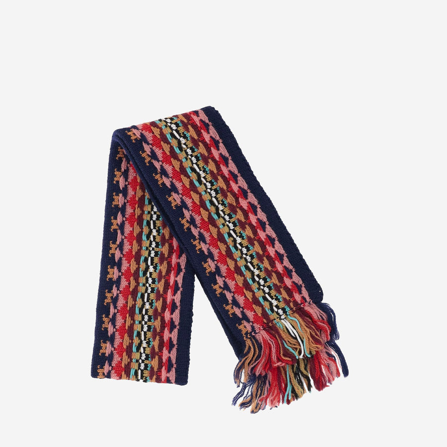 Scarf Wool Navy