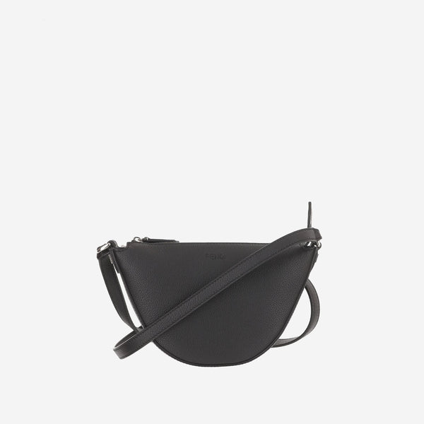 Clutch Bag Melon Mini Black Leather
