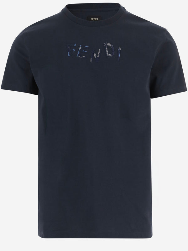 Cotton T-Shirt Dark Blue T-shirts