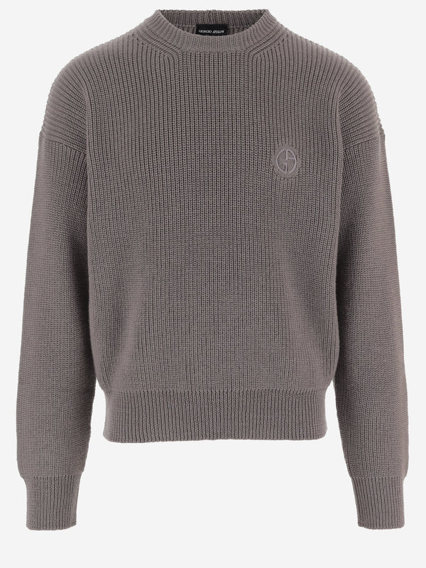 Wool Sweater Grey Virgin