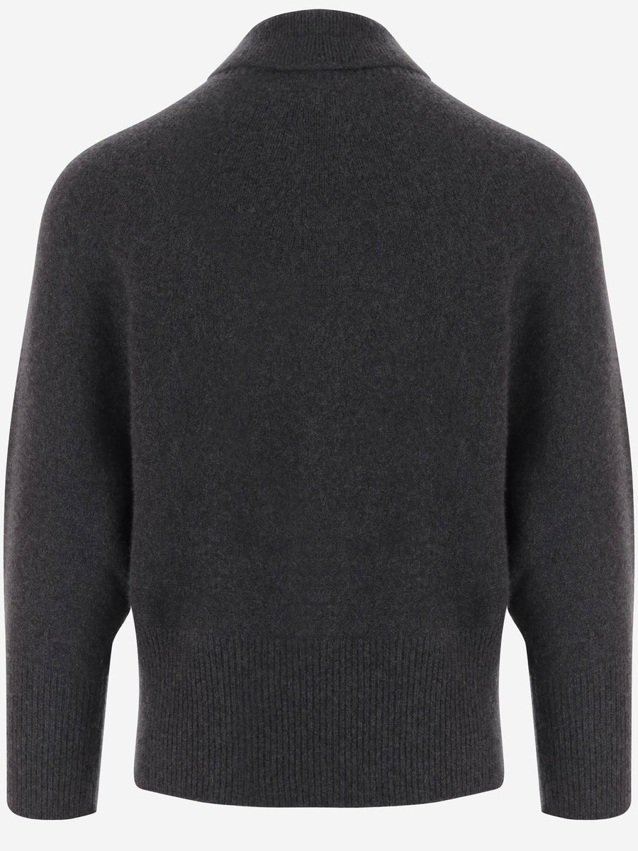 Turtle-Neck Sweater Dark Grey Cashmere