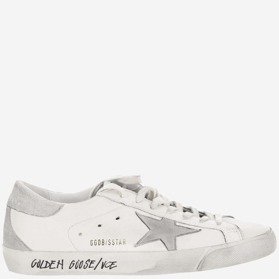 Sneakers Super Star Grey Leather Ovine Trainers