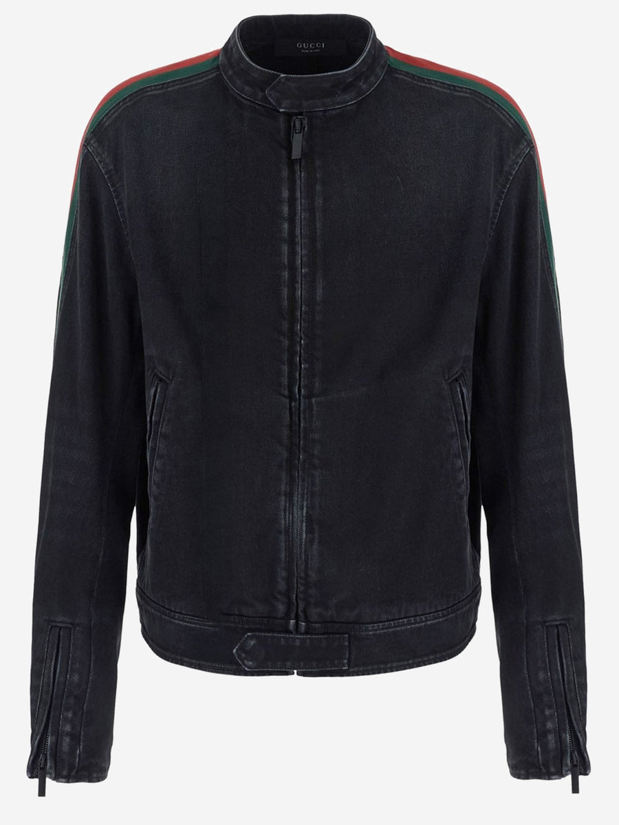 Biker Jacket Cotton Black