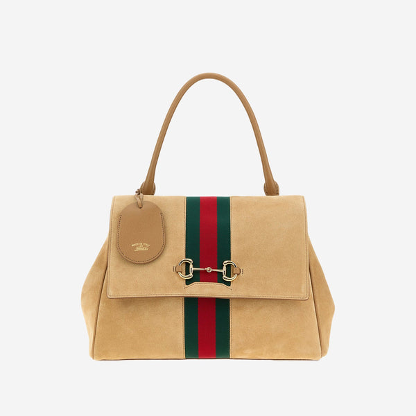 Handbag Paparazzo Suede Beige Calf Skin Shoulder Bags
