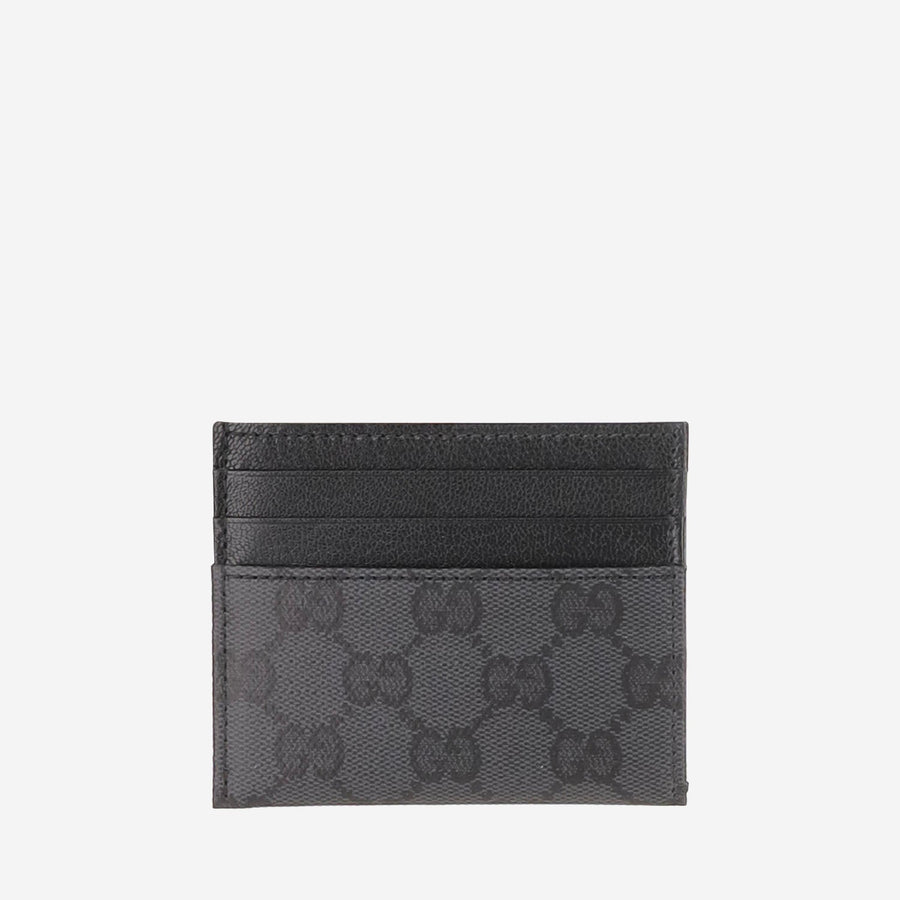 Card Holder Black Leather Black/black Wallets & Cardholders