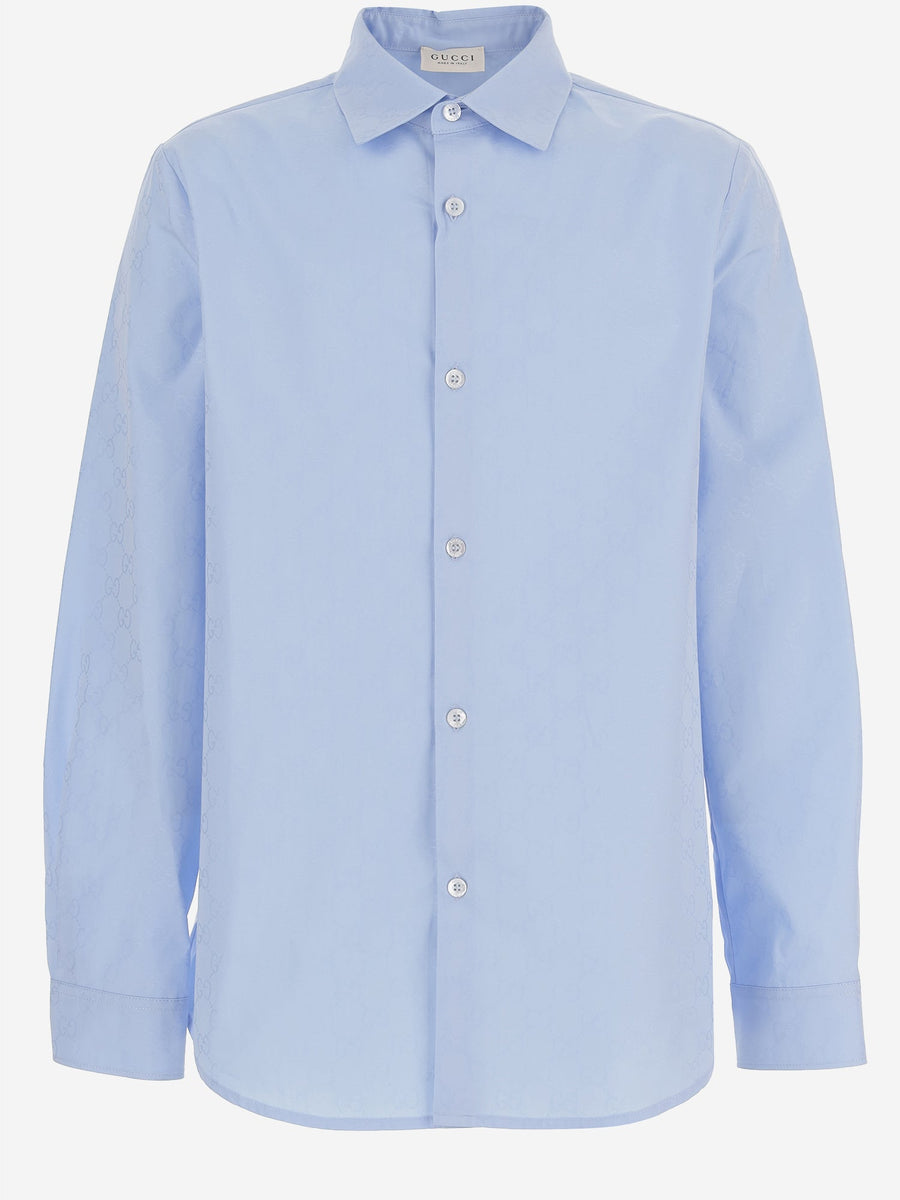Cotton Shirt Light Blue
