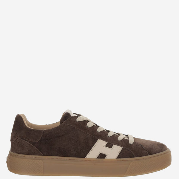 Suede Sneakers H705 Brown Trainers
