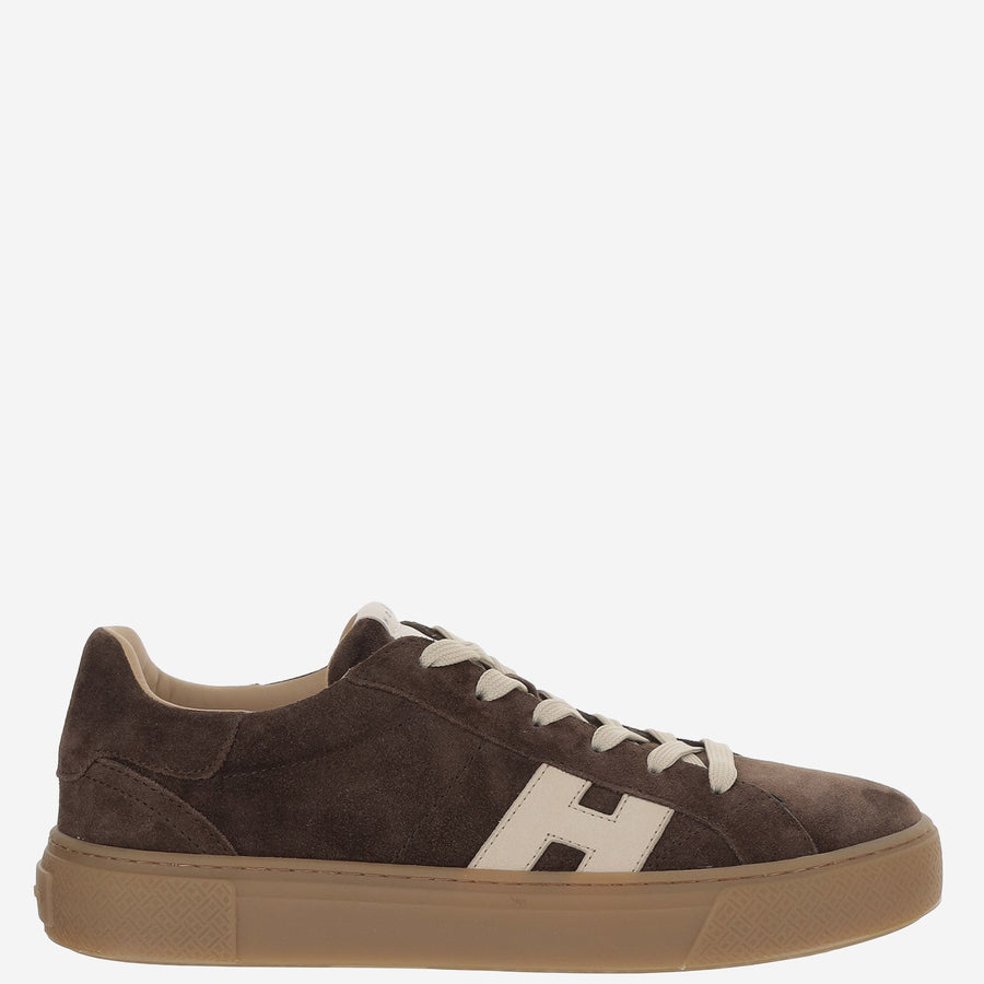 Suede Sneakers H705 Brown Trainers