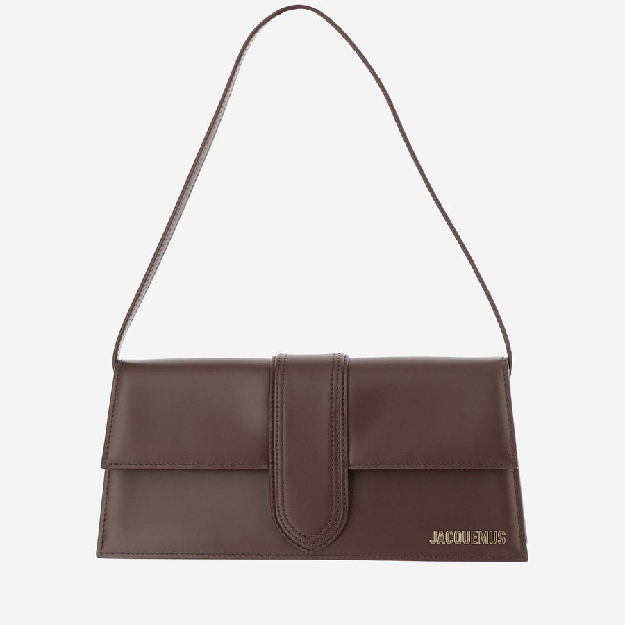 Shoulder Bag Le Bambino Long Brown Leather