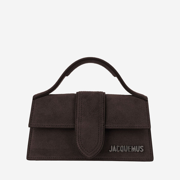 Shoulder Bag Le Bambino Brown Suede