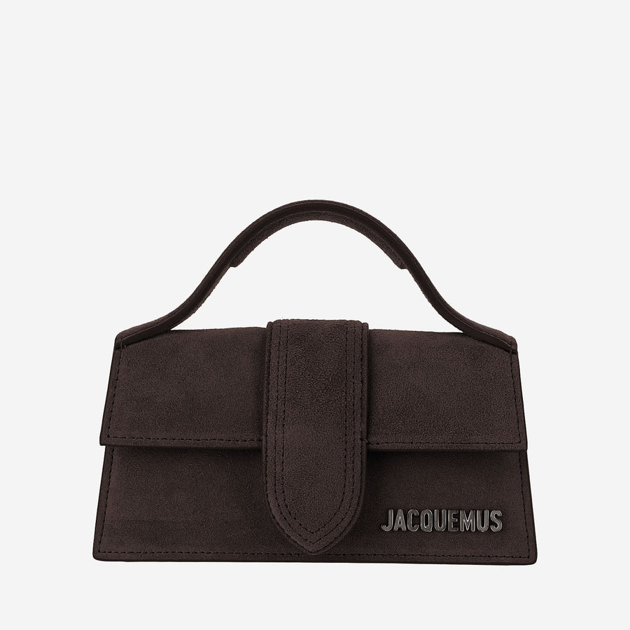 Shoulder Bag Le Bambino Brown Suede