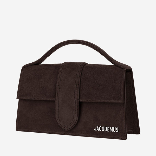 Shoulder Bag Le Bambino Brown Suede