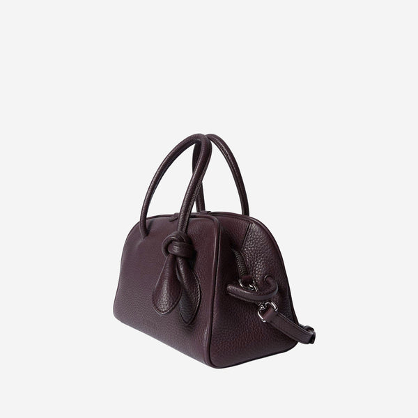Shoulder Bag Le Piccolo Turismo Bordeaux Leather