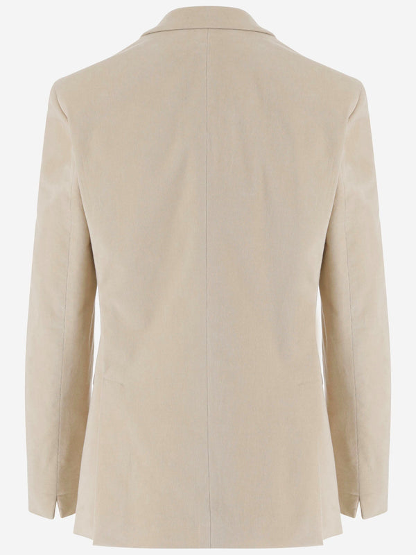 Stretch Cotton Jacket Ivory